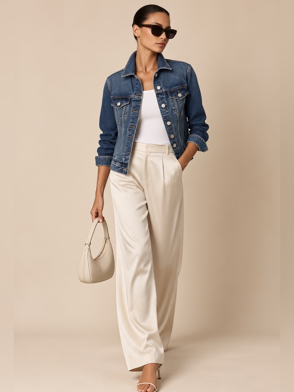 J. Crew Cream Classic Jean Jacket-Top rated on their website ✨